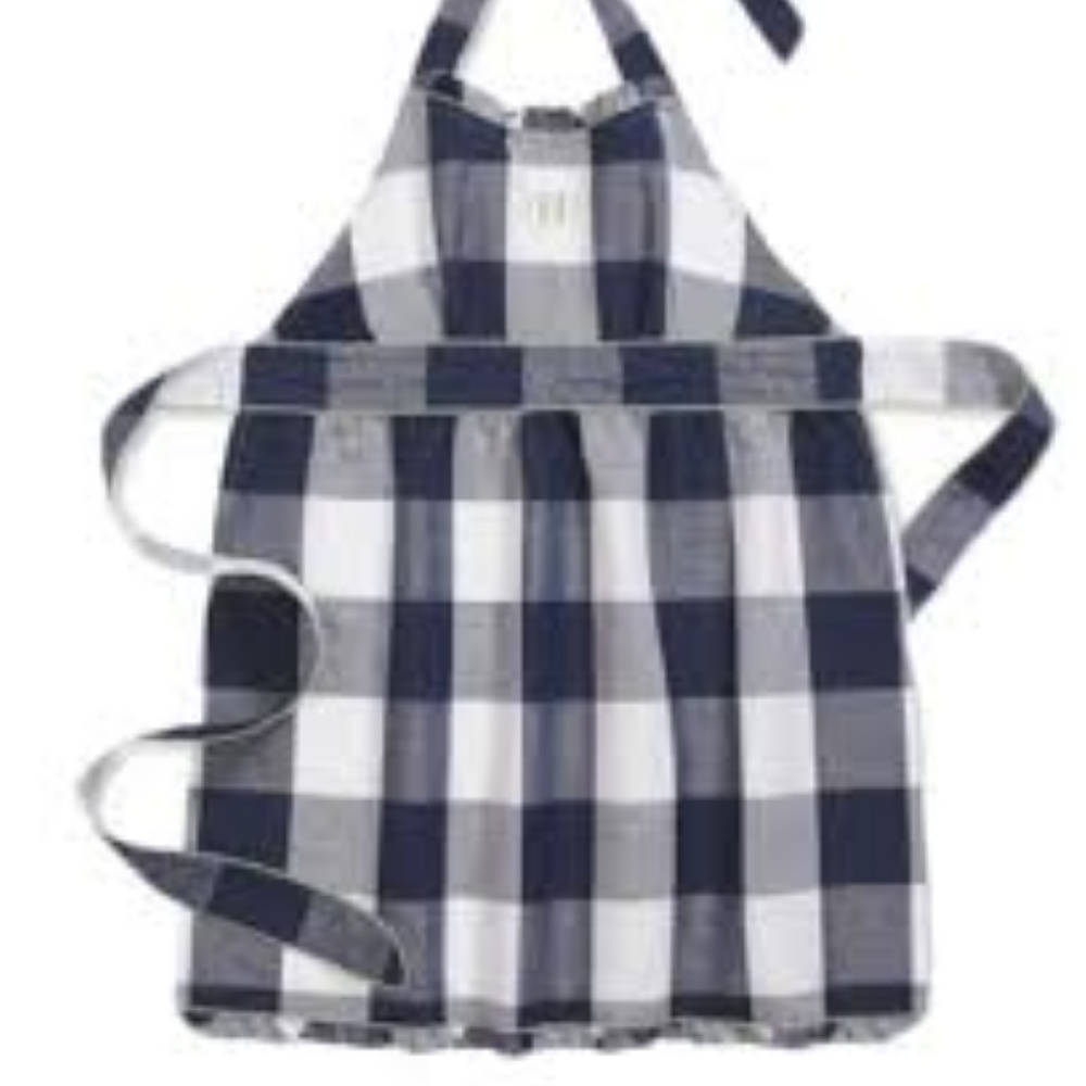 THE ABIGAIL Linen Buffalo Plaid Apron - YOU PICK!